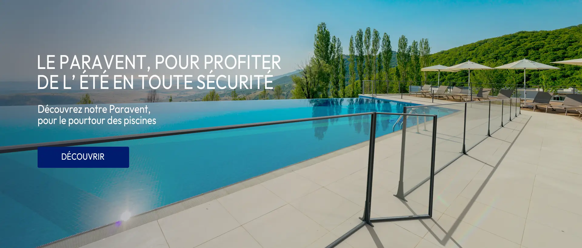 Le Paravent en verre Glass Systems pour sécuriser votre piscine