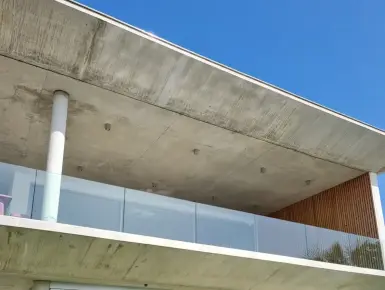 Garde-Corps en verre pour sécuriser terrasse en hauteur.