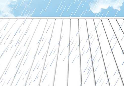 Protection contre la pluie sur pergola