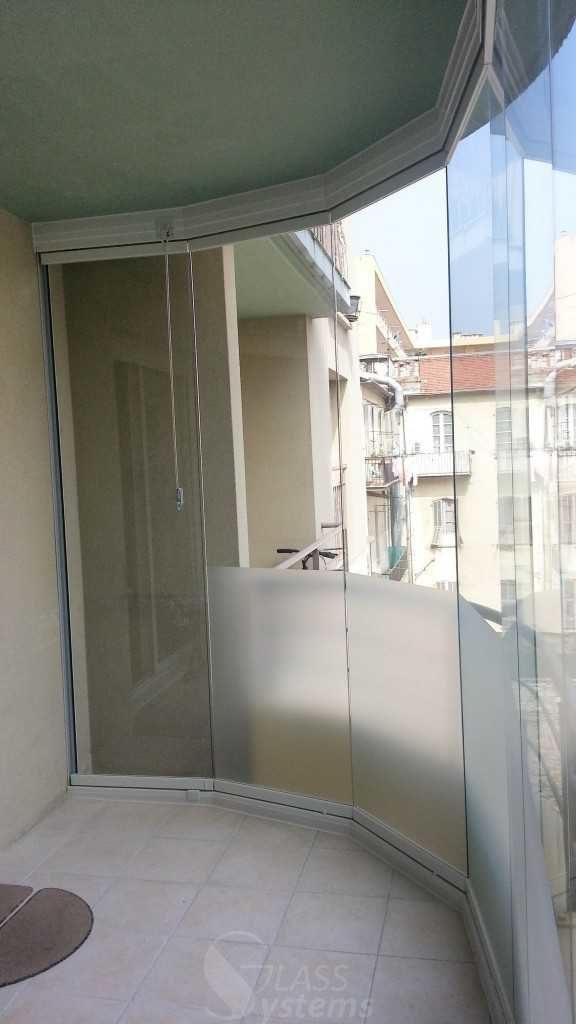 Fermeture balcon en forme de courbe Fermeture balcon forme courbe