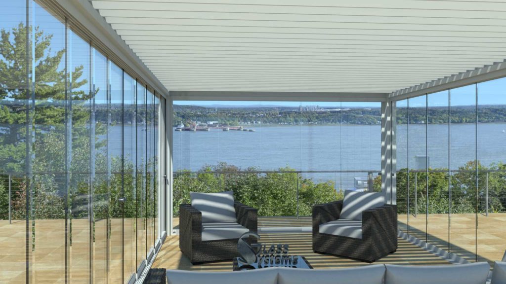 pergola avec verre panoramique pergola verre