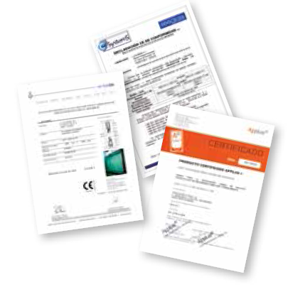 sécurité et certifications des produits