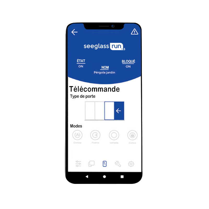 Coulissant Panoramique Glass Systems en version cloison industrielle vitrée avec serrure S6 noir mat