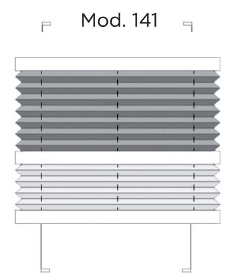 Modèle 141 du store plissé Habitat SUN