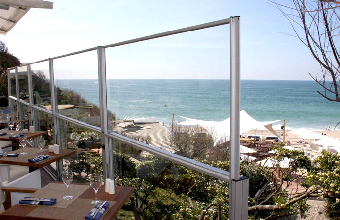 Habitat WIN paravent terrasse balcon et restaurant