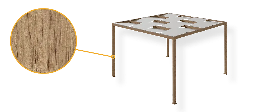 persiennes orientables en kit pour pergola deco autoportées en aluminium