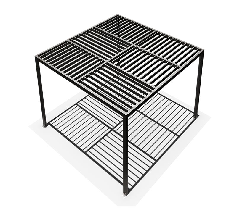 configuration de la Déco autoportée Glass Systems