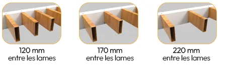 pergola deco autoportées en aluminium de couleur grise avec lames orientables motorisées