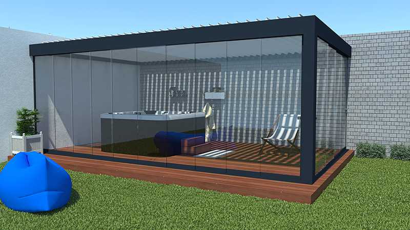 Coulissant sur pergola
