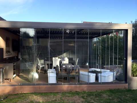 Verre pour pergola bioclimatique