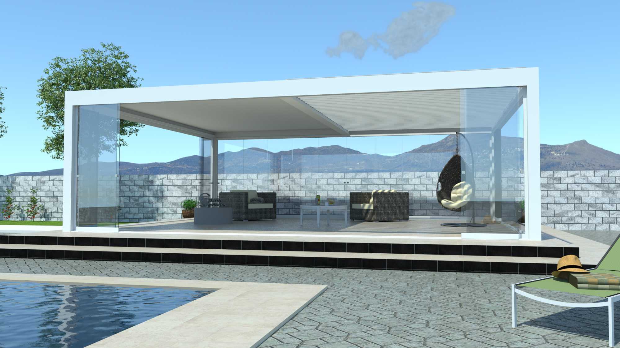 Pergola bioclimatique