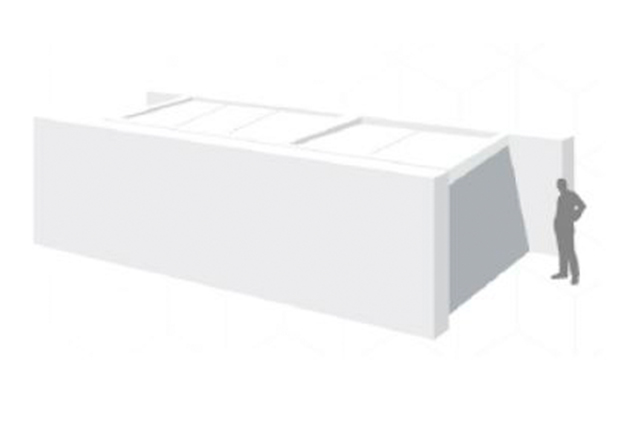 Configuration pergola entre murs