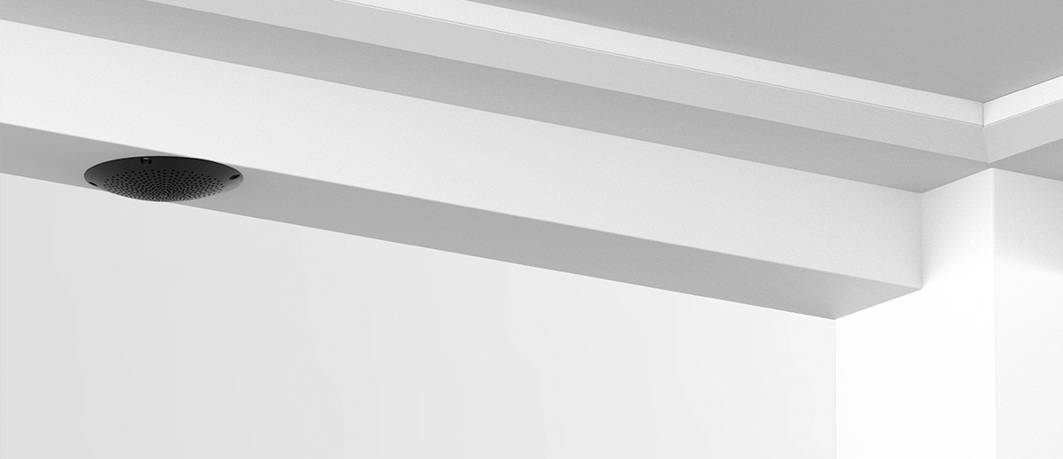 Système audio sur pergola