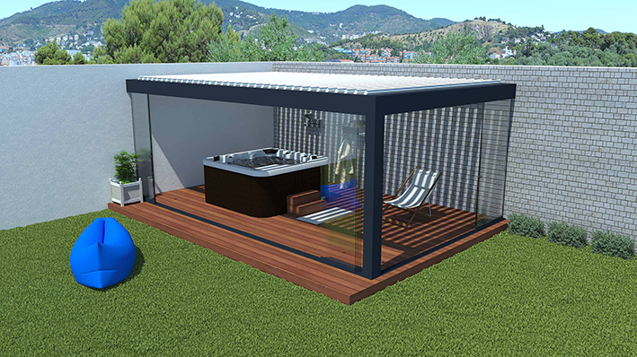 Installer une pergola bioclimatique pour abriter son jacuzzi