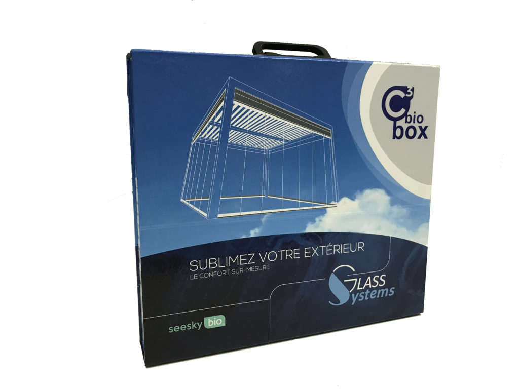 Kit de présentation de la Pergola Bioclimatique Glass Systems