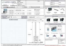 formulaire devis commandes Garde-corps standard