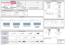 formulaire devis commandes Habitat SUN