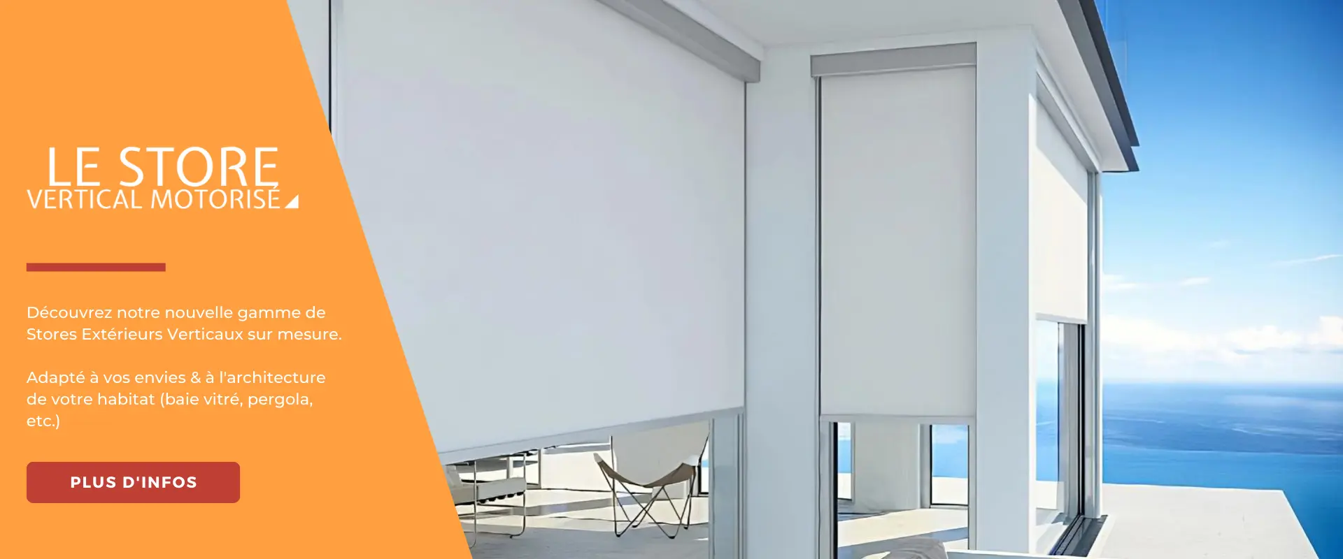Nouveauté Glass Systems avec le Glass Concept, aménagement extérieur d'espace ombragé avec fermeture en verre.