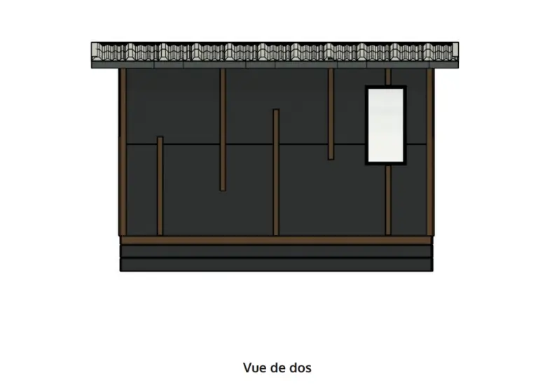 vue de l'arrière de l'Annexe, studio de jardin habitable Glass Systems