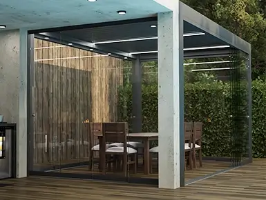 Solution d'aménagement extérieur pour profiter de son poolhouse la nuit