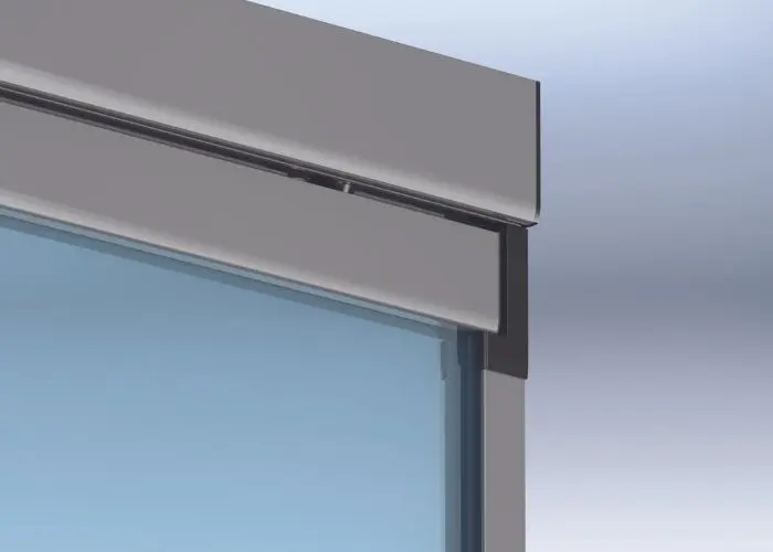Profilé latéral pour le système de mur de verre Rideau de Verre Glass Systems